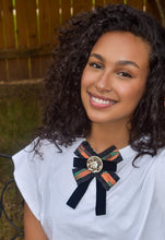 Load image into Gallery viewer, Afro-Ruffle Brooch Tie-Pin