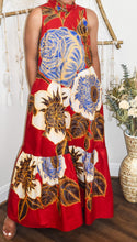 Load image into Gallery viewer, Isle Blossom Maxi Dress (Red)