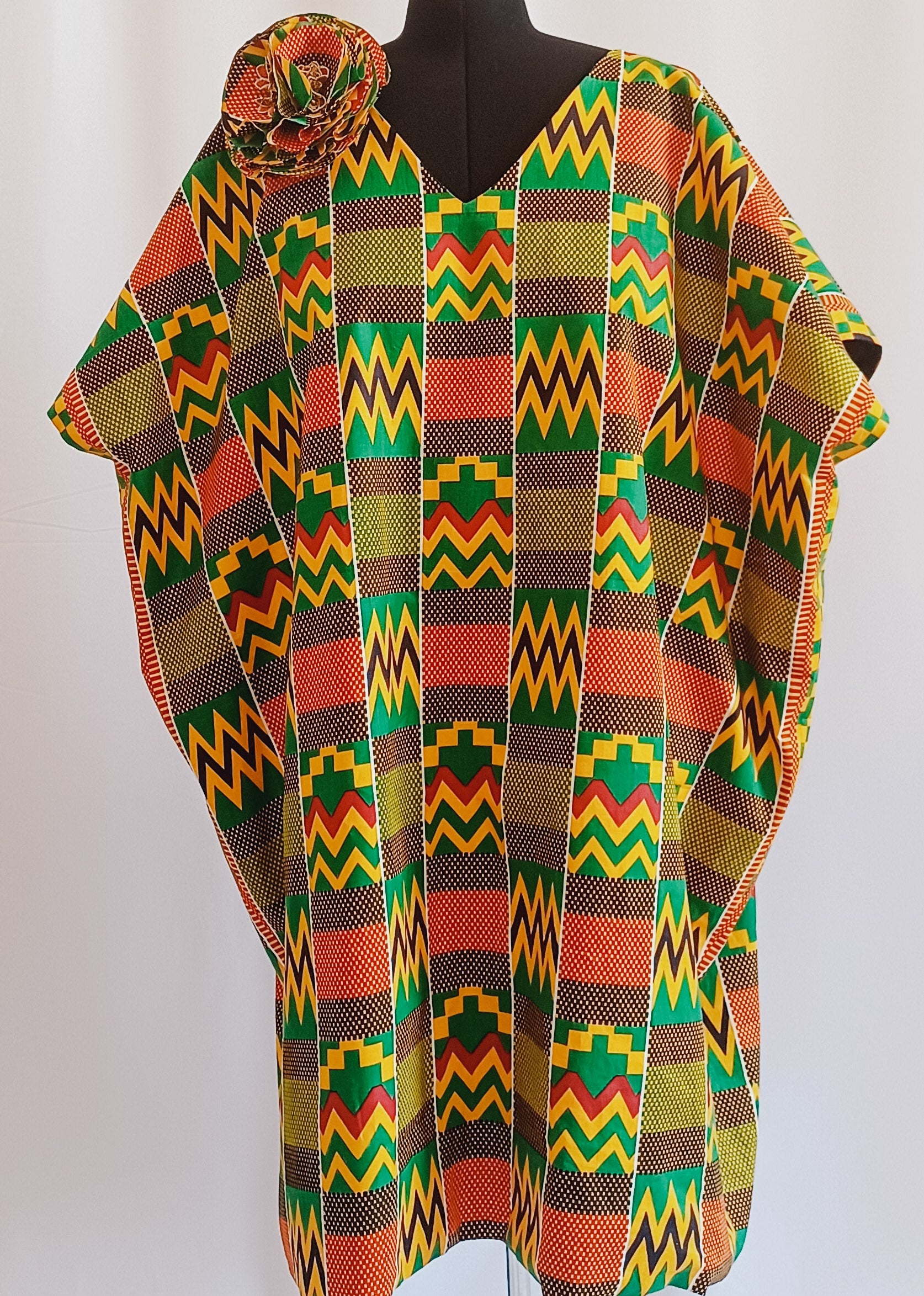 Kente Tapered Dress – Linda's Things Designs